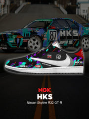 HKS Skyline R32 GT-R V.1 Custom TS Niedrige Turnschuhe