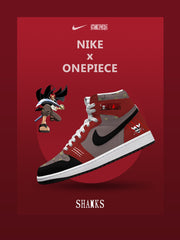 Rothaarige Shanks V.3 Custom High-Top Sneakers