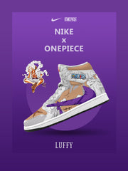 Monkey D. Luffy V.6 Custom TS Hohe Sneakers