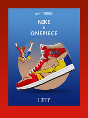 Monkey D. Luffy V.7 Custom TS Hohe Sneakers