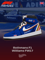 Williams FW17 F.1 V.1 Custom High-Top-Sneaker