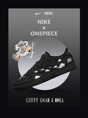Baskets basses personnalisées Luffy Gear 5 Nika V.2