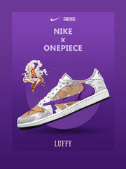 Baskets basses personnalisées Monkey D. Luffy V.6