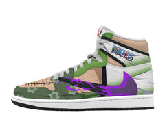 Roronoa Zoro V.2 Custom TS Hohe Sneakers
