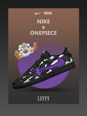 Monkey D. Luffy V.8 Custom TS Niedrige Turnschuhe