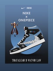 Trafalgar D. Water Law V.2 Custom TS Hohe Sneakers