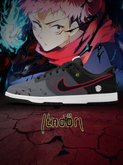 Yuji Itadori V.1 Custom Court-Low-Sneaker