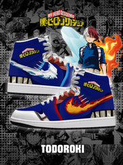 Shoto Todoroki V.2 Benutzerdefinierte High-Top-Sneaker