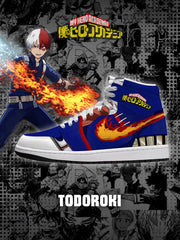 Shoto Todoroki V.2 Benutzerdefinierte High-Top-Sneaker