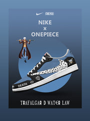 Trafalgar D. Water Law V.1 Custom TS Niedrige Turnschuhe