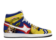 All Might V.1 Custom TS Hohe Sneakers