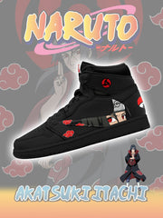 Akatsuki Itachi Uchiha V.2 Custom TS Hohe Sneakers