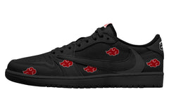 Akatsuki Itachi Uchiha V.5 Custom TS Niedrige Turnschuhe