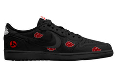 Akatsuki Itachi Uchiha V.5 Custom TS Niedrige Turnschuhe