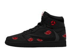 Akatsuki Itachi Uchiha V.5 Custom TS Hohe Sneakers