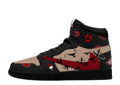 Akatsuki Itachi Uchiha V.6 Custom TS Hohe Sneakers