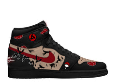 Akatsuki Itachi Uchiha V.6 Custom TS Hohe Sneakers