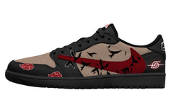 Akatsuki Itachi Uchiha V.6 Custom TS Niedrige Turnschuhe