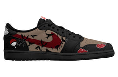 Akatsuki Itachi Uchiha V.6 Custom TS Niedrige Turnschuhe