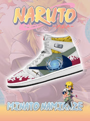 Vierter Hokage Minato Namikaze V.1 Custom TS High Sneakers
