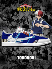 Shoto Todoroki V.2 Custom TS Niedrige Turnschuhe