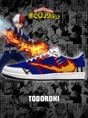 Shoto Todoroki V.2 Custom TS Niedrige Turnschuhe