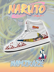 Minato Namikaze V.2 Custom TS Hohe Sneakers