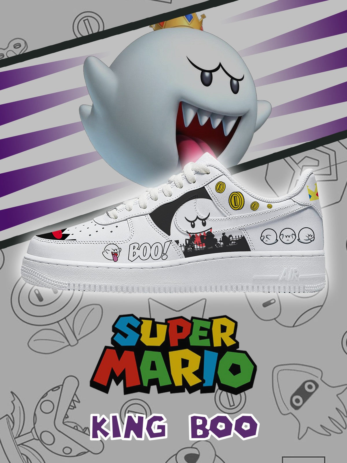 König Boo V.1 Custom Sneakers