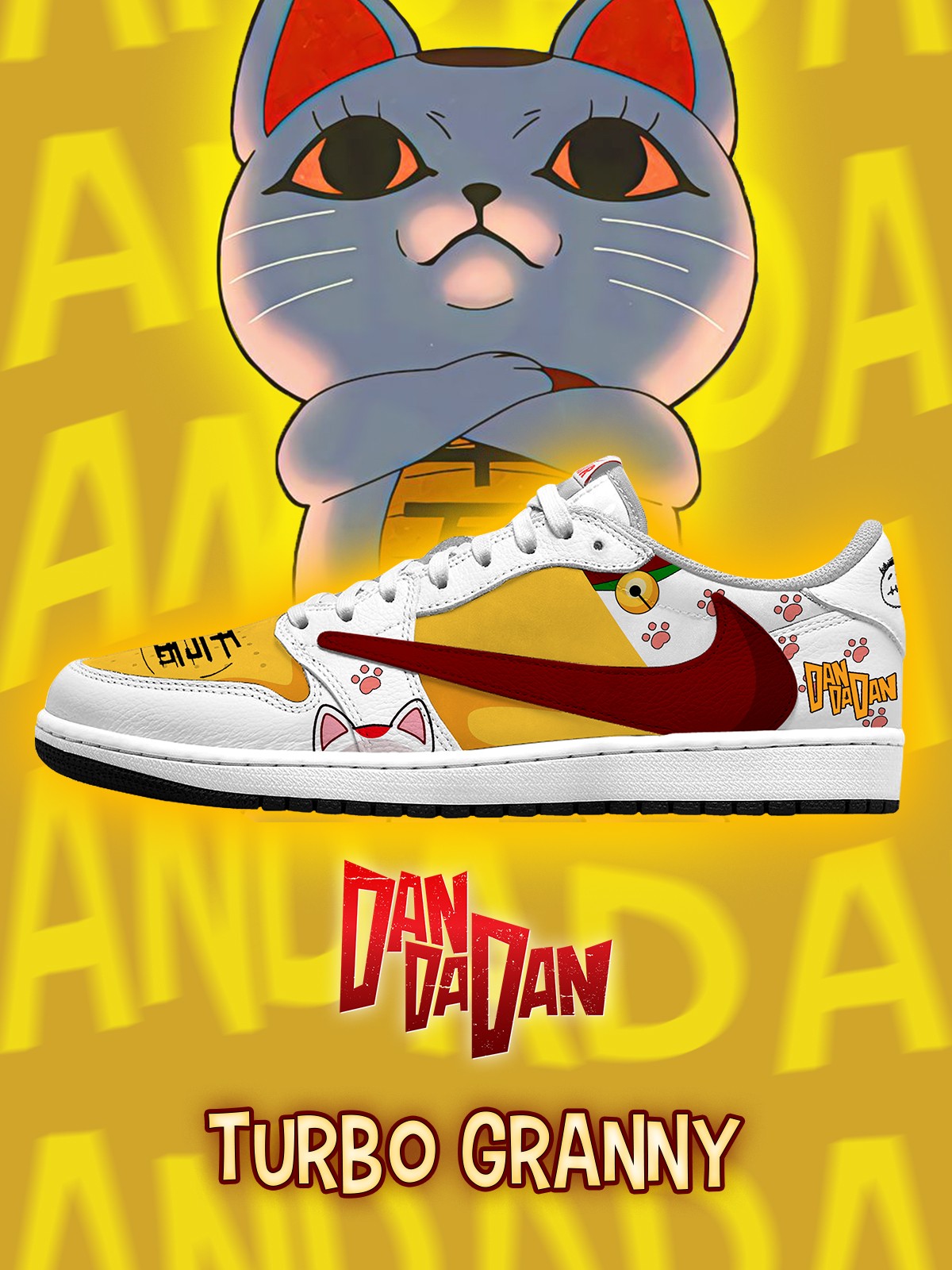 Turbo Granny V.1 Custom TS Niedrige Turnschuhe