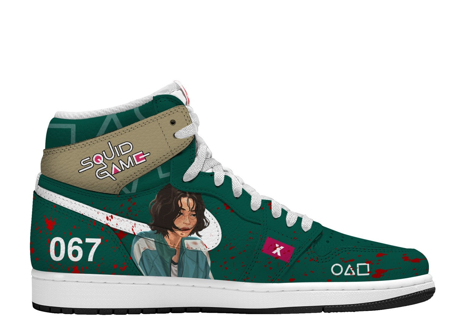 Kang Sae-byeok V.1 Custom TS Hohe Sneakers