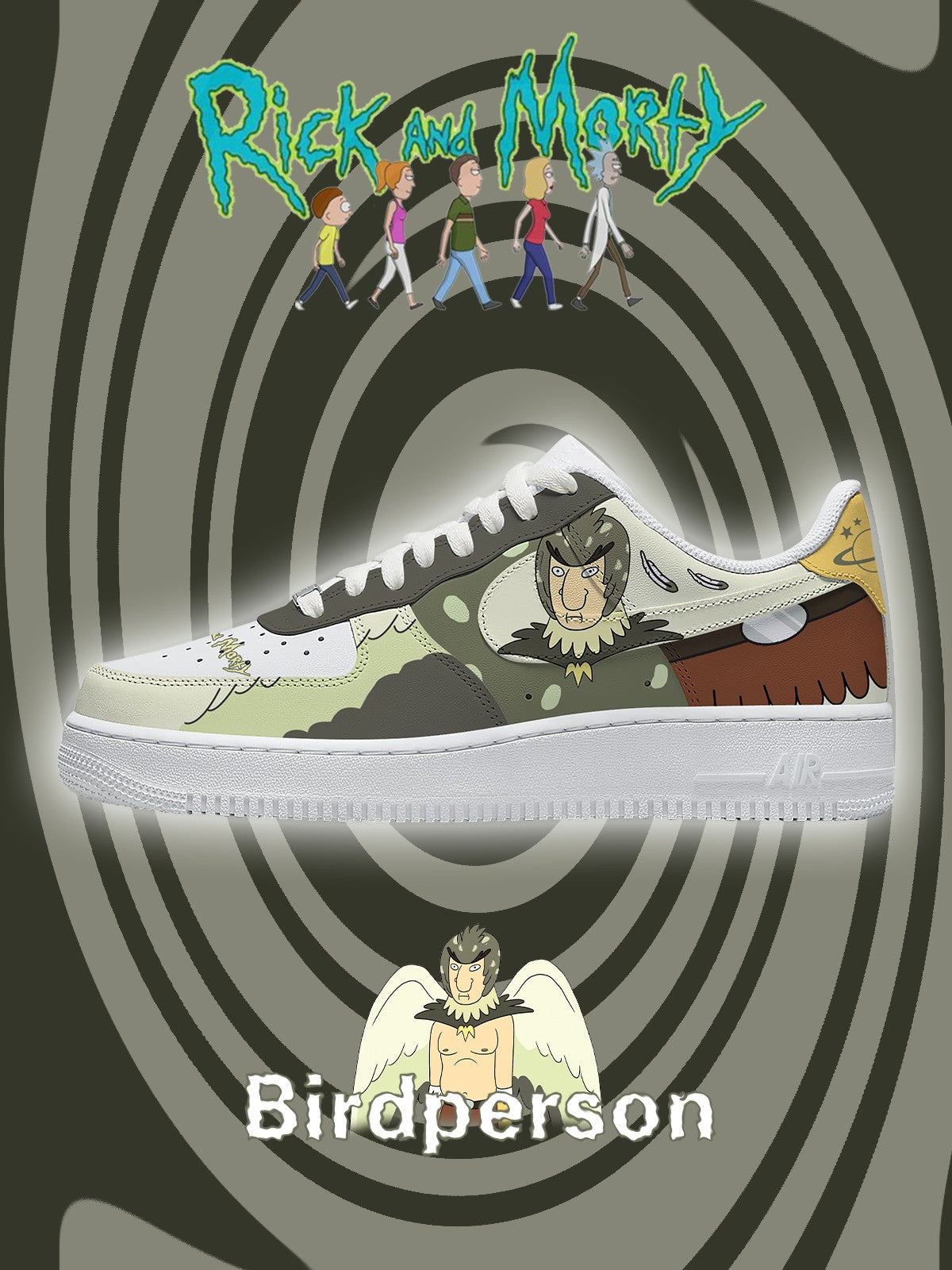 Birdperson V.1 benutzerdefinierte Sneakers