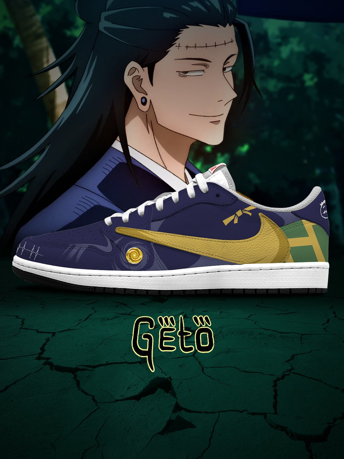 Suguru Geto V.4 Custom TS Low Sneakers