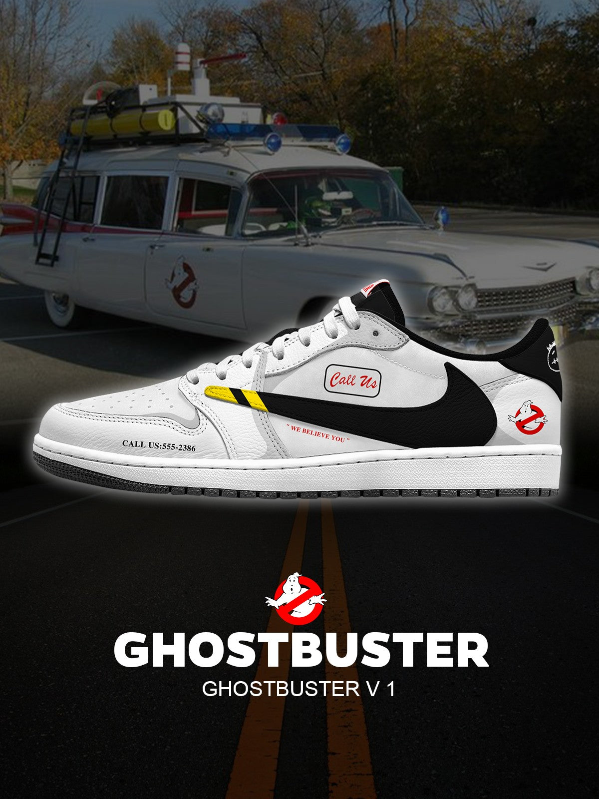 Ghostbuster V.1 Custom TS Niedrige Turnschuhe
