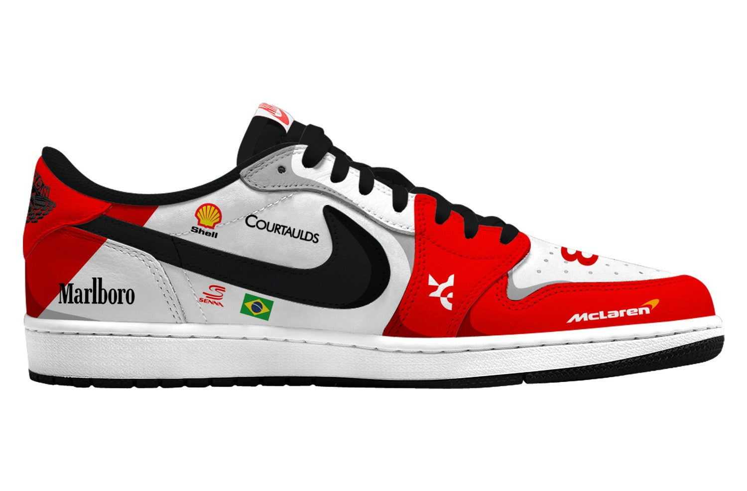 Senna F.1 V.1 Custom TS Niedrige Turnschuhe