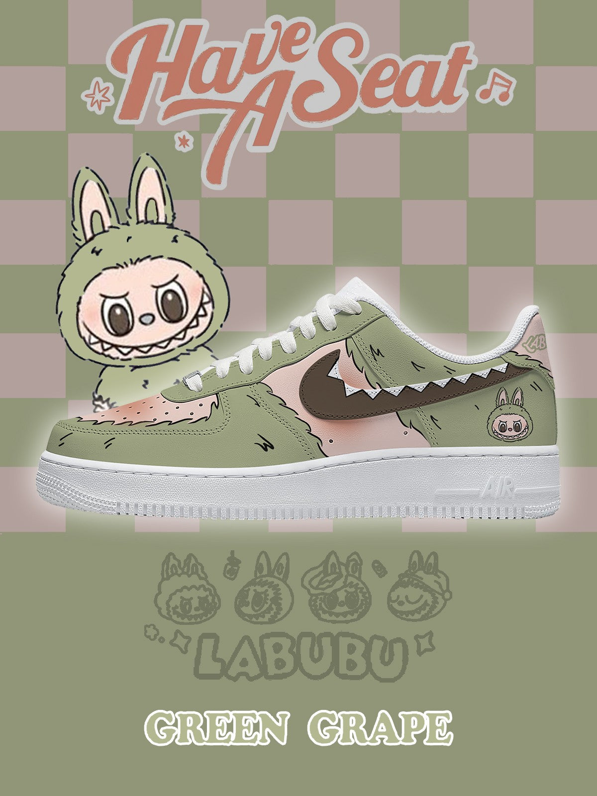 Grüne Traube V.1 Custom Sneakers