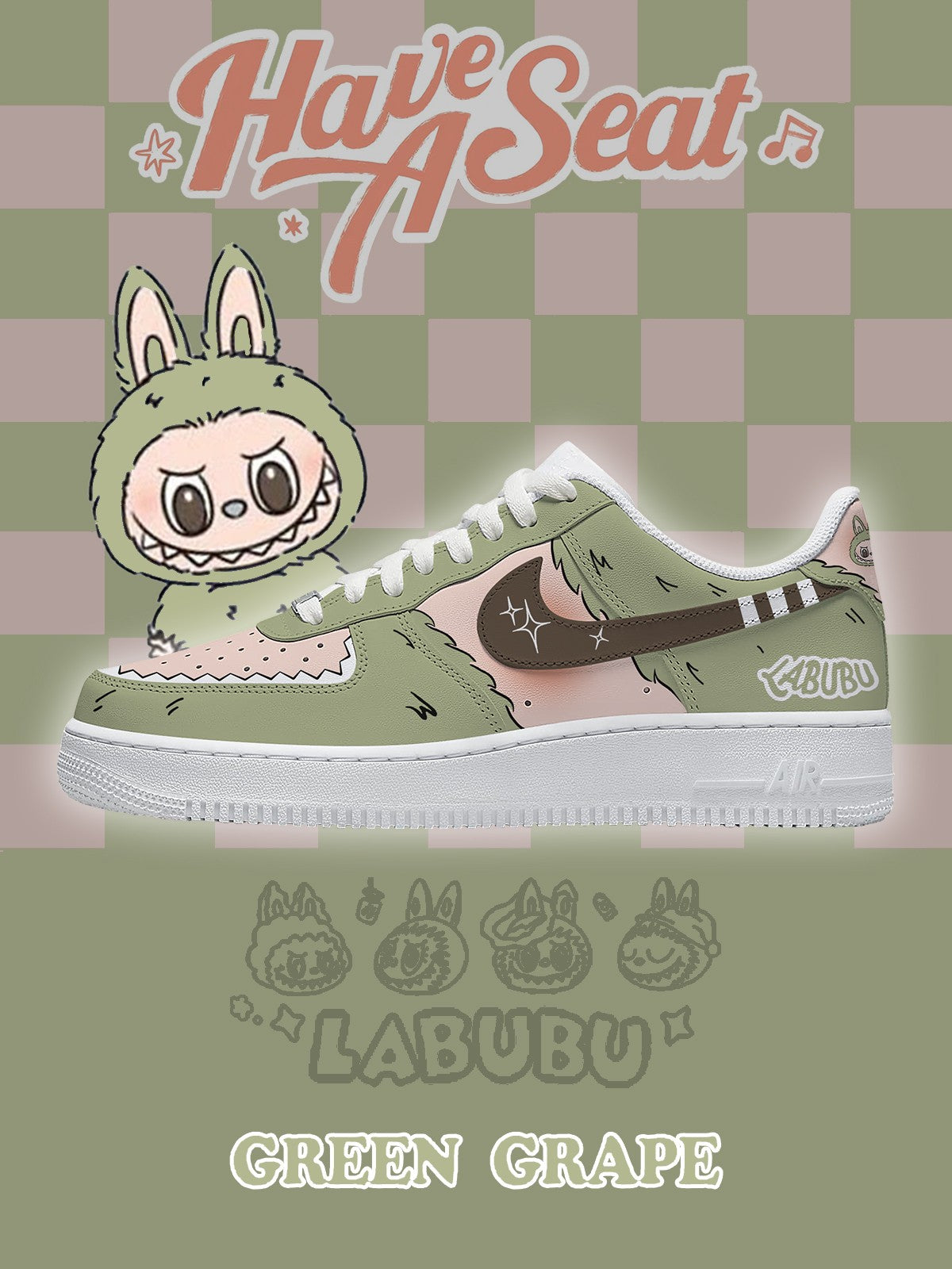 Grüne Traube V.2 Custom Sneakers