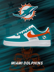 Miami Football Custom Air-Style Sneakers