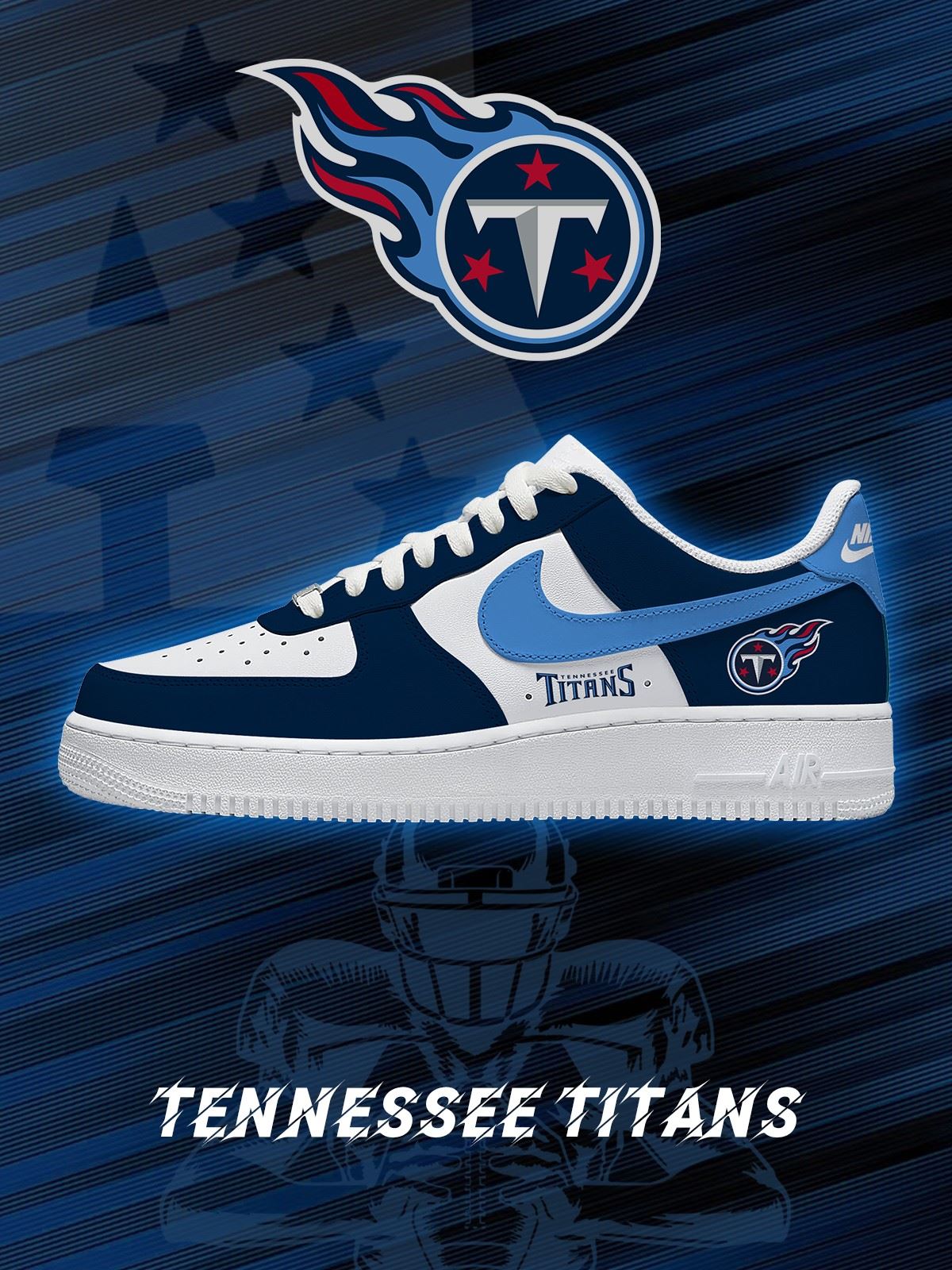 Tennessee Football Custom Air-Style Sneakers