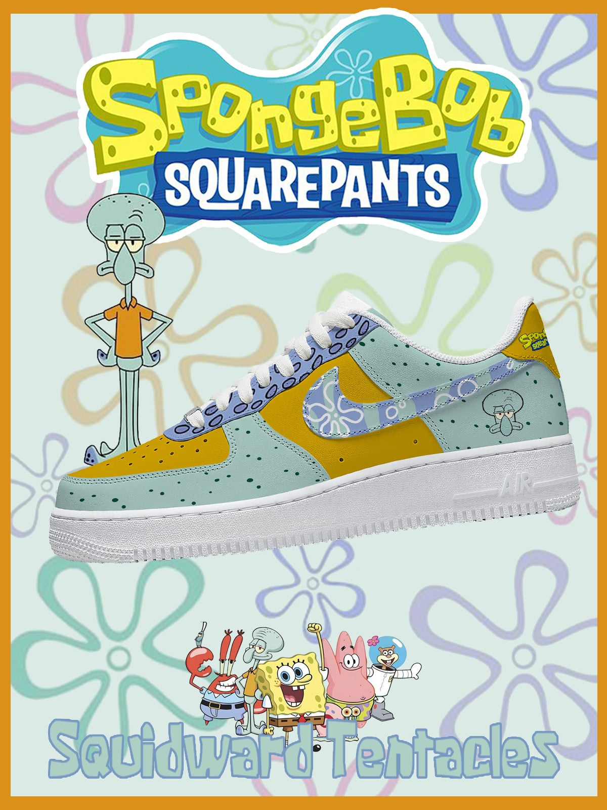 Thaddäus Tentakeln V.1 Custom Sneakers