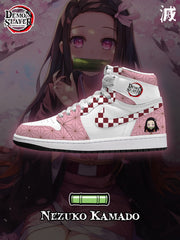 Nezuko Kamado V.2 Baskets montantes personnalisées