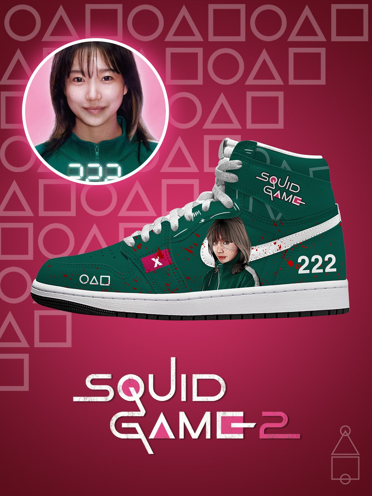 Player 222 V.1 Benutzerdefinierte High-Top-Sneaker