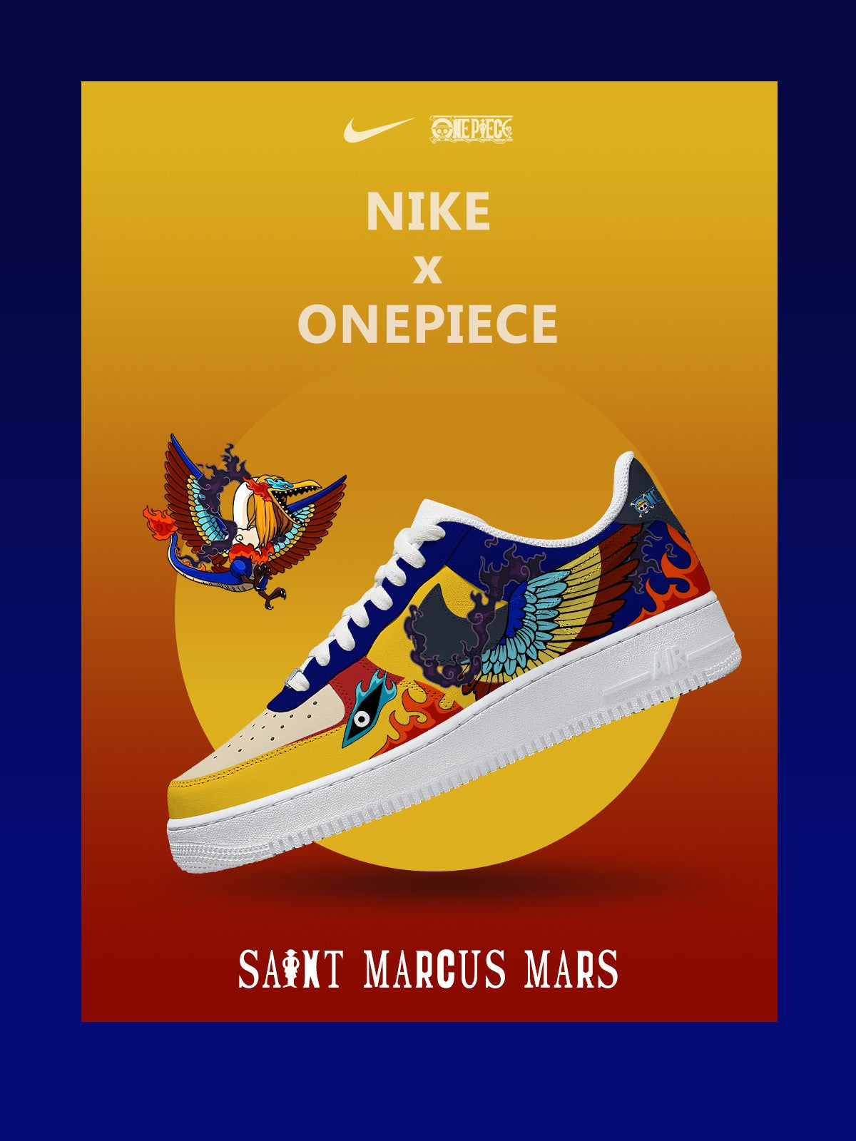 Saint Marcus Mars V.1 Custom Air-Style Sneakers