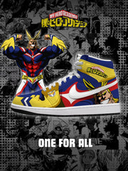 Baskets montantes personnalisées All Might V.1