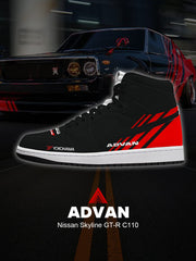 Skyline GT-R C110 V.1 Custom High-Top-Sneaker