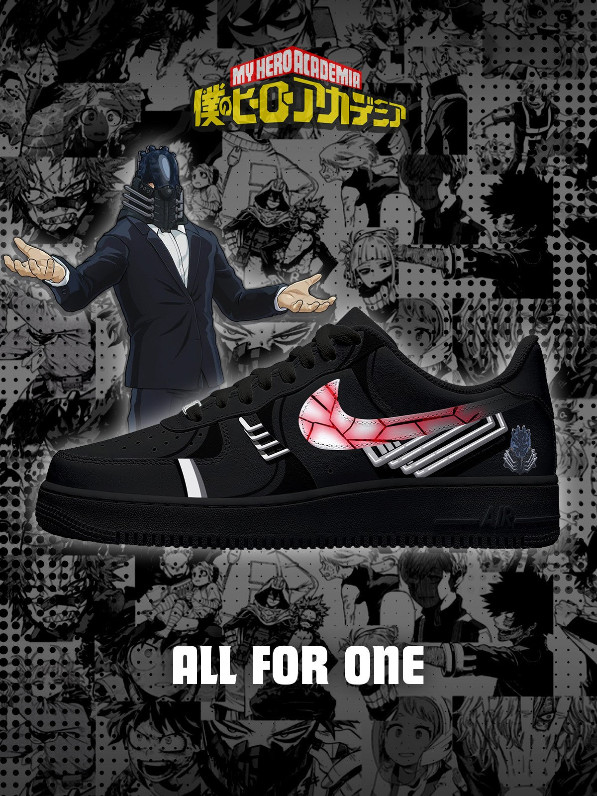 All For One Custom-Sneaker