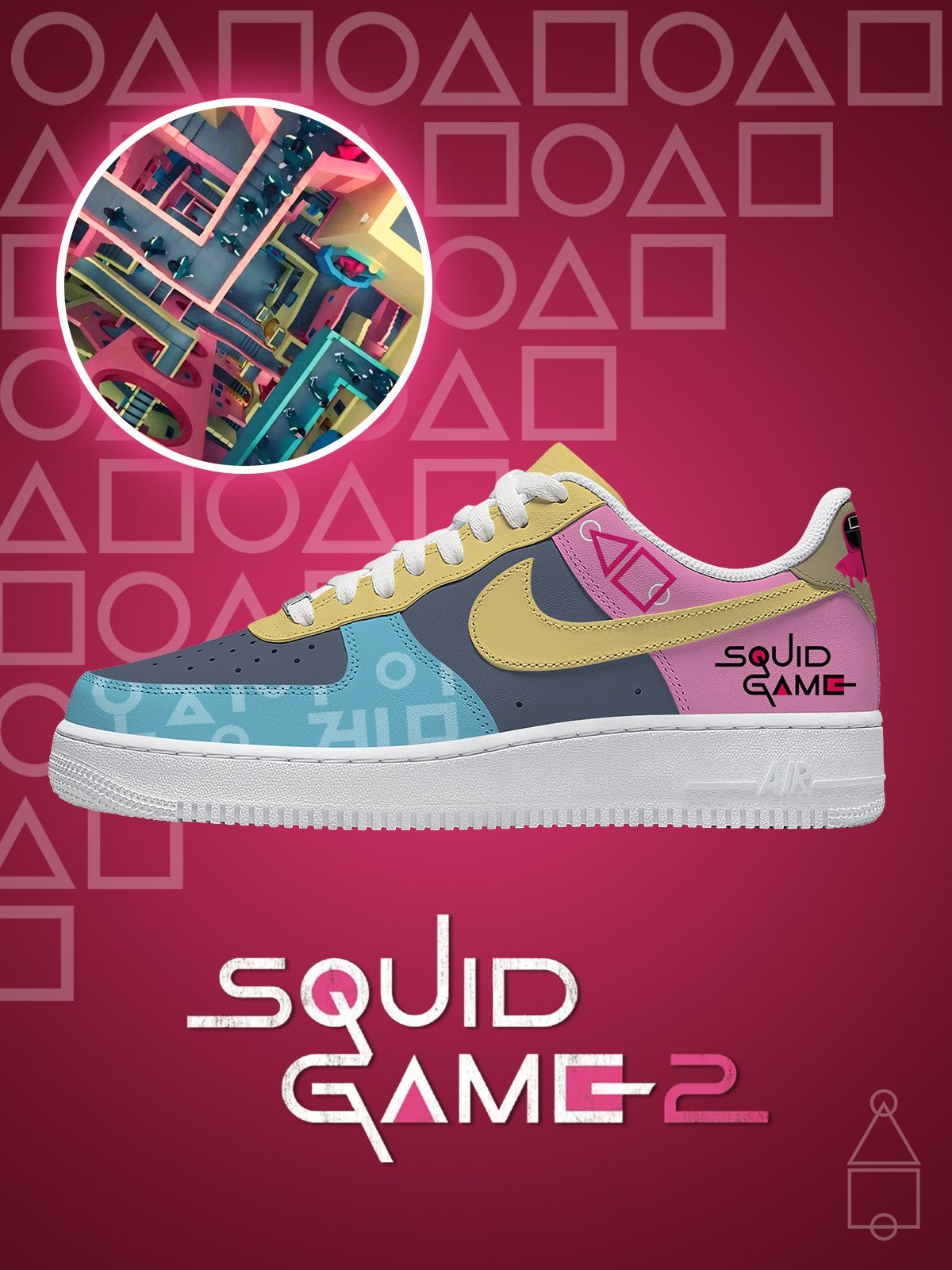 Verrückte Treppen V.1 Custom Sneakers
