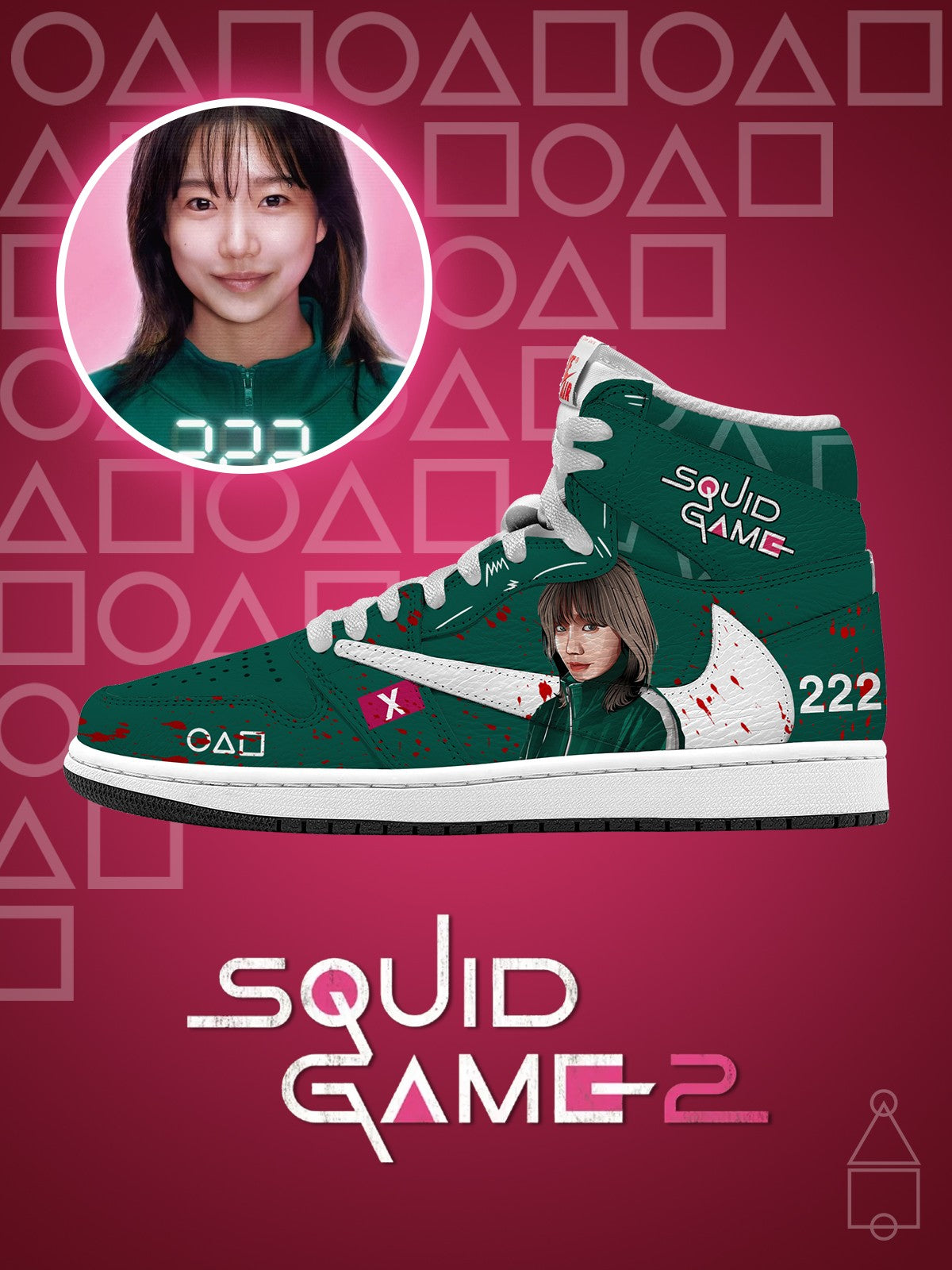 Player 222 V.1 Custom TS Hohe Sneakers
