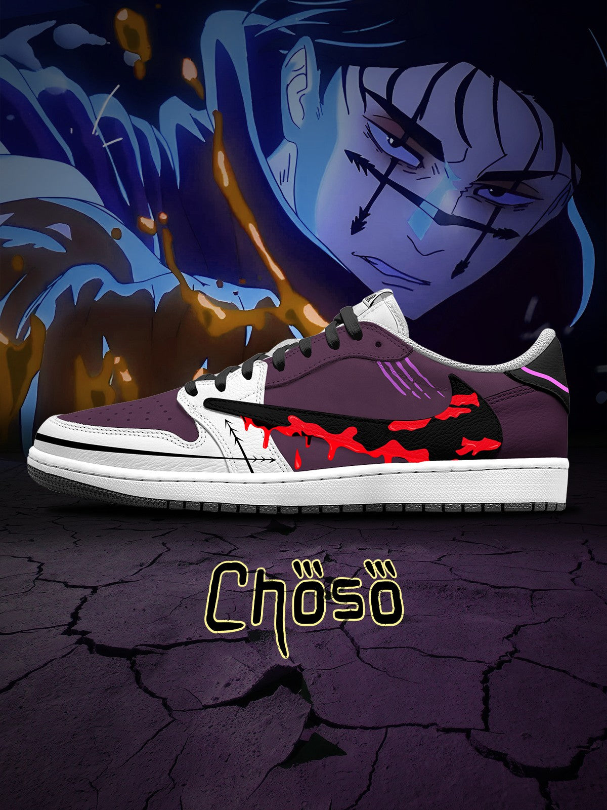 Choso V.1 Custom TS Niedrige Turnschuhe
