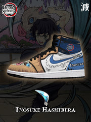 Baskets montantes personnalisées Inosuke Hashibira V.3