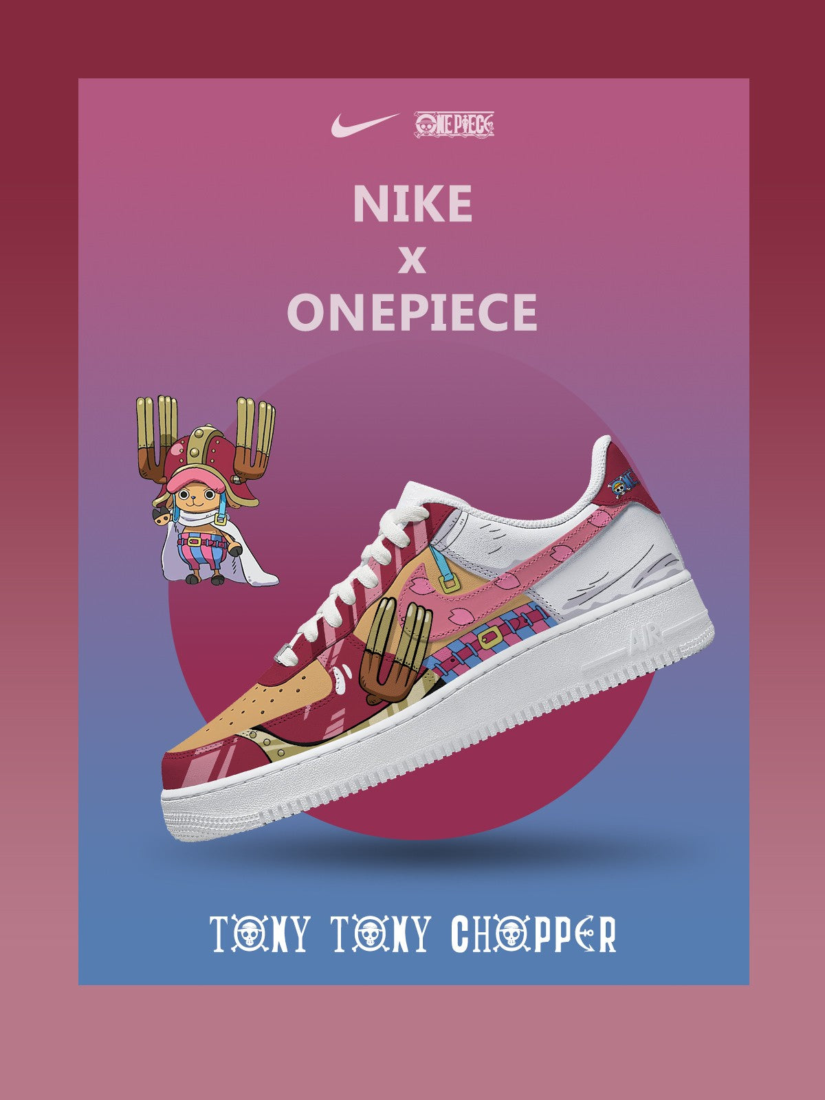 Tony Tony Chopper V.2 Custom Air-Style Sneakers